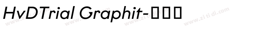 HvDTrial Graphit字体转换